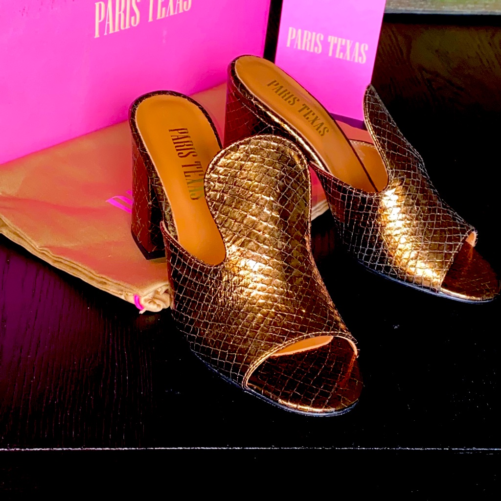 Paris Texas High Mule Slide Sandal Nwb $465